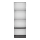 Bookcase Benzoni, Office, Matt Gray / White
