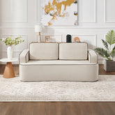 Integrated handrail double seating layout, saving space while comfortably accommodating 2 people, suitable for studio apartments, small living rooms or bedrooms, combining decoration andity.