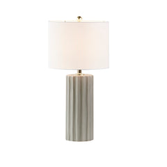 Ribbed Ceramic Table Lamp
