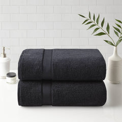 Ultra-Soft 100% Cotton Absorbent Towel Set 34x68" – 2PK