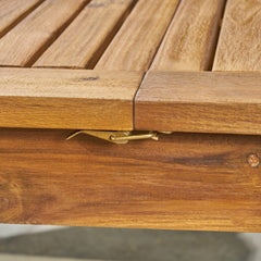 Outdoor Expandable Acacia Wood Dining Table,Natural