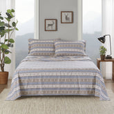 3 PCS Twin Sheet Set Blue Snowflake