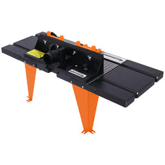 Electric Benchtop Router Table Wood Working Tool,black,orange color