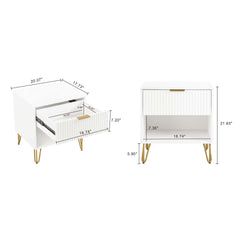 Nightstand in White