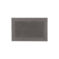 1 PCS 24x60" 100% Cotton Tufted 3000 GSM Reversible Bath Rug Charcoal