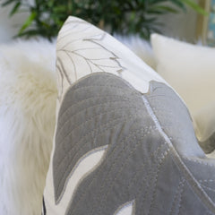 Autumn Vibes Leaf Accent Pillow