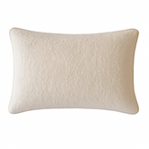 Homey COZY Textured Throw Pillow – Soft Ivory for Clean, Minimal Interiors- 2 Pack