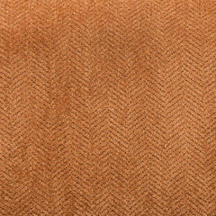 Pisano Contemporary Chenille Fabric Armless Accent Chair with Pillow, Orange