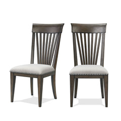 Grant Nailhead Trim Upholstered Dining Chairs, Set of 2