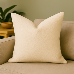 Homey COZY Sherpa Throw Pillow – Plush, Full & Stylish Support for Sofas & Beds
