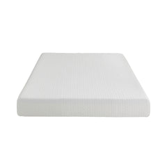 8-inch Full Size Bed Mattress Gel-Infused Memory Foam Mattress, Firm, White, Mattress in a Box