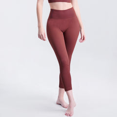L Women's Yoga Pants Leggings Ribbed Solid High-Waisted Tummy Control Seamless Soft Yoga Gym outfit yoga pants for women leg training