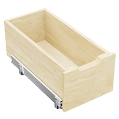 Hard Close Pull Out Cabinet Organizer 8" High Drawer 10½" W x 21" D Wood Slide Out Shelves Cabinet Storage Organizer with Full Extension Rail Slides Pull Out Drawer for Kitchens Cabinet Pantry