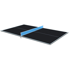 8.5ft Black Mid-Size Ping Pong Conversion Top Foldable & Portable Table Tennis Table Top for Indoor Games