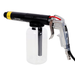 Dual Voltage 15KV 25KV Powder Coating Gun System, Powder Coating Machine with Clear Bottle, 120V/60HZ
