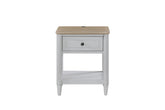 Small Teen Nightstand - Cement and Sand