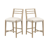 COUNTER STOOL WITH LADDER BACK (SET OF 2)