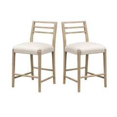 COUNTER STOOL WITH LADDER BACK (SET OF 2)