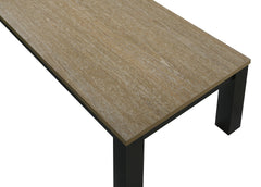 Brown Black 3-Piece Living Room Table Set Table Top Cocktail Table and Two Matching End Tables Wooden Furniture