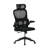 High Back Ergonomic Office Chair, Big and Tall Mesh Desk Chair with Wheels, Tilt Function, 3D Headrest, Lumbar Support, Swivel Rolling Computer Chair for Task, Home Office, Black