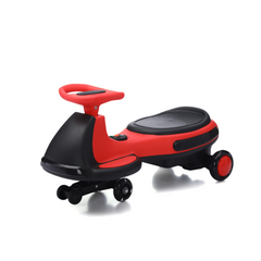 Kids Electric Ride On Car 12V Electric Wiggle Car , LED Lights , Music,Anti-Rollover for Boys and Girls Ages 3+ Indoor/Outdoor
