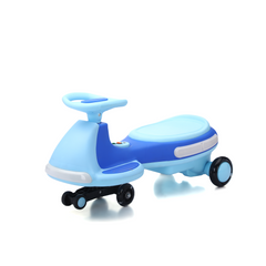 Electric wiggle car, fully illuminated, with enlarged flashing and silent wheels, 12V7 battery, dual drive 550 motor, and Bluetooth gliding and electric two-in-one.