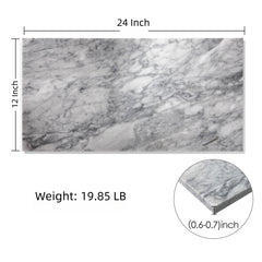 12*24 Carrara Marble, Gray marble, natural marble, genuine marble, real marble, for wall and floor, polished marble tile, 1 box 4 pcs
