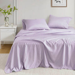 Floral Comforter Set with Bed Sheets Taupe Cal King