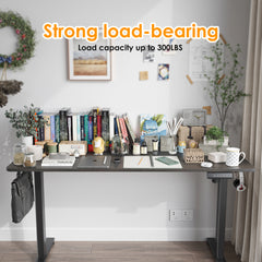 STARY Electric Standing Desk Adjustable Height Sit Stand Home Office Desk with Splice Board