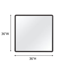 Small Mirror - Peppercorn