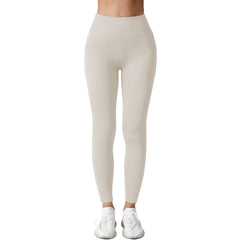 M Women's Yoga Pants Leggings Ribbed Solid High-Waisted Tummy Control Seamless Soft Yoga Gym outfit yoga pants for women leg training