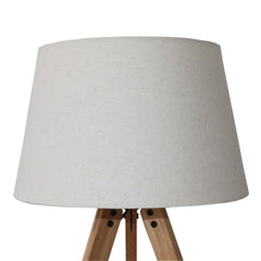 High Quality Hotel European Modern Bed Side nightstand Decorative Led Table/desk Lamp, Birch Three Legged Wooden Bar Table Lamp - Natural - Black 110V