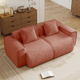 Harrison LSF&RSF Sofa Velvet- Red