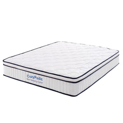 10 Inch King Size Medium Firm Mattress, Memory Foam with Pocket Springs for Back Pain Relief & Pressure Relief, Cooling Antibacterial Cover, CertiPUR-US Certified, White(75.98"x 79.92"x 9.84")
