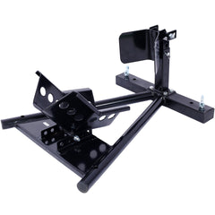 Motorcycle Front Tire Chock, Motorbike Front Chock for 17"-21" Wheels Locking Adjusting Stand,black color