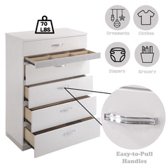 Naima II White High Gloss Finish Chest