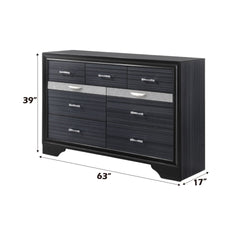 Naima Black Finish Dresser