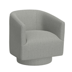 Gray Swivel Accent Chair