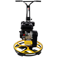 Power Trowel, 22.5" Walk-Behind Cement Trowel with Float Pan, 7HP Gas-Powered Smooth Concrete Surface Finisher