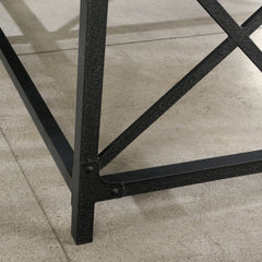 Desk Return 36" with Expanded Workspace, Brown finish