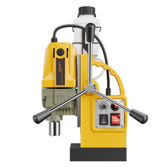 Magnetic Drill 1200W 2810 lbf Mag Drill Press 1.6 in Boring Diameter Yellow