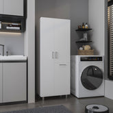 Storage Cabinet 70.9" H, 2 Doors, 1 Drawer, 3 Shelves, 4 Legs, White - Kitchen