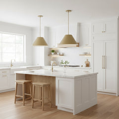22 inch Diameter Integrated LED Brass Pendant