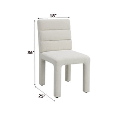 Hettie Beige Boucle Side Chair (Set of 2)