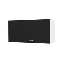 Carbon Espresso Rectangle 2-Door Wall Cabinet
