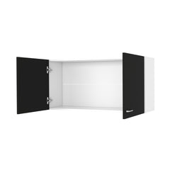 Carbon Espresso Rectangle 2-Door Wall Cabinet