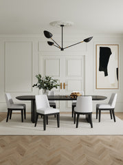 Dining Chair - Set of 2 in Ivory