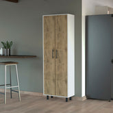 Oklahoma Tall Pantry Cabinet, Cupboard Storage Organizer with 5-Shelf