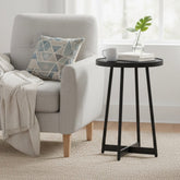 Ranlo Modern Round Accent Table