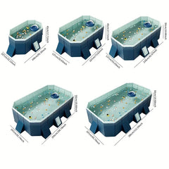 3.0m PVC folding pool (not inflatable) bathes and cools in summer, suitable for outdoor patio beach garden